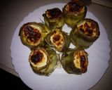 Foto del paso 12 de la receta Alcachofas rellenas de brandada de bacalao