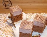 Csokoládés-almás kocka recept fázis 4 fotója