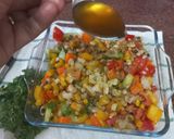 A picture of step 3 of Black Eyed peas salad chaat (tiffin for adult or kids).
