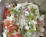 A picture of step 3 of Cucumber salad.