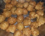 A picture of step 5 of Pakora kadhi.