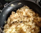 A picture of step 2 of Apple burfi.