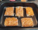 Foto del paso 6 de la receta: Rollitos de Obleas de arroz rellenos de pollo gratinado con bechamel sin lactosa