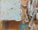 A picture of step 2 of Malai butter with tomato sandwich.