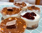 صورة لخطوة 3 من وصفة تشيز كيك سنكرز