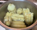 A picture of step 1 of Quick and Easy Sautéed Giant Corn.