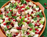 A picture of step 7 of Zesty Pomegranate & Guava Fruit chaat.