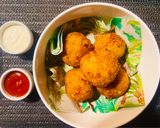 A picture of step 7 of Cafe Styled 🥔 🌽 Cheesy 🧀 Crispy Bombs😋.