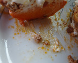 A picture of step 11 of Sweet Potato Boats with Cream Cheese Sauce with Mint and Lime.