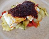 Foto del paso 6 de la receta: Bacalao con sobrasada y miel