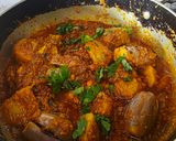 A picture of step 7 of Kathiyawadi Bharwa Baingan & Potato Sabji.