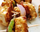 A picture of step 7 of Paneer tikka.