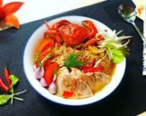 Hình bước làm 11 của món Bún riêu cua