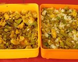 A picture of step 4 of Cluster beans Paruppu usili.