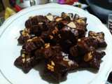 Choco cashew cookies