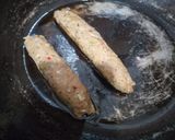 A picture of step 9 of Pan fry seekh kebab.
