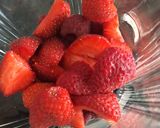 Une image de l'étape 1 de Smoothie Fraise/Framboise.