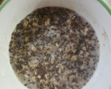 Foto del paso 1 de la receta: Porridge de mango, plátano y pistachos