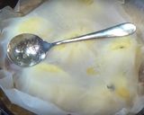 A picture of step 5 of Fondant potatoes.