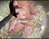 A picture of step 2 of Chicken nehari.