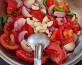 A picture of step 2 of Restaurant style Vegetable & paneer bhurji punjabi sabji.