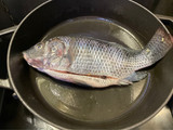 麻油酒燒魚麵線