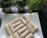 Hình bước làm 3 của món Chả giò chay (Frühlingsrollen mit Gemüse)