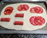 Foto del paso 3 de la receta: TORTA DE TAJÁ, Con Chistorra, Chorizo y Lomo🥩 Embuchado...!