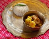 A picture of step 8 of Sabji Jhol / Wintry Veggie Jhol.
