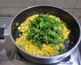 A picture of step 2 of Corn spinach quasadillas.