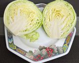 A picture of step 1 of Cabbage Egg Stir Fry.