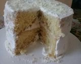 A picture of step 6 of Seminaked White forest. #charityrecipe.