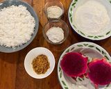 Foto langkah ke 1 dari resep Klepon buah Naga 🐉.