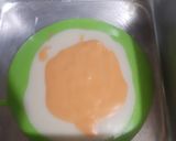 A picture of step 7 of Tricolor cake.