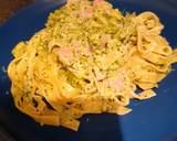 Tagliatelle with broccoli, cream and ham recipe step 2 photo