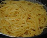 A picture of step 6 of Persian style spaghetti.