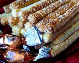 Rögös túrós - sajtos rúd/ ropi recept fázis 3 fotója