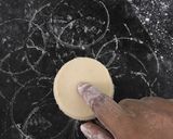A picture of step 4 of Golap Pitha.