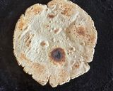 A picture of step 2 of Millet bhakhari.