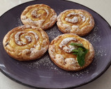 Foto del paso 6 de la receta: Dulce espiral con crema y manzana