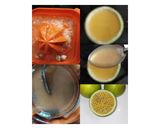 A picture of step 1 of Orange and sweet lime Jelly.
