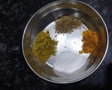 A picture of step 4 of Healthy karela pakoda.