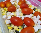 Foto del paso 2 de la receta Ensalada de garbanzos con queso de cabra