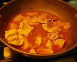 A picture of step 6 of Papad er Dalna  - Bengali Papad Curry.