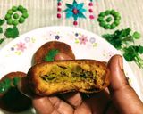 A picture of step 8 of Peas stuffed Patties.
