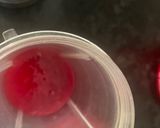 A picture of step 1 of Strawberry cream.