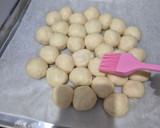 Foto langkah ke 5 dari resep Cheese Bubbles Bread No Knead.