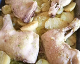 Foto del paso 7 de la receta: Pollo al horno con patatas