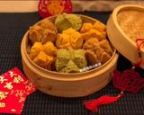 A picture of step 13 of Three Types of Prosperity Steamed Cakes (Fa Gao) for the Year of the Ox.