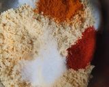 A picture of step 1 of Bread bhaji.